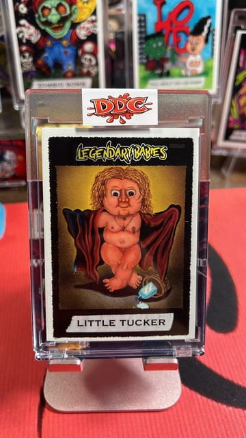Card featuring cartoon character "Little Tucker".